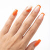 Faux ongles press-on Orange gold