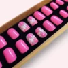 Faux ongles press-on Pink lady