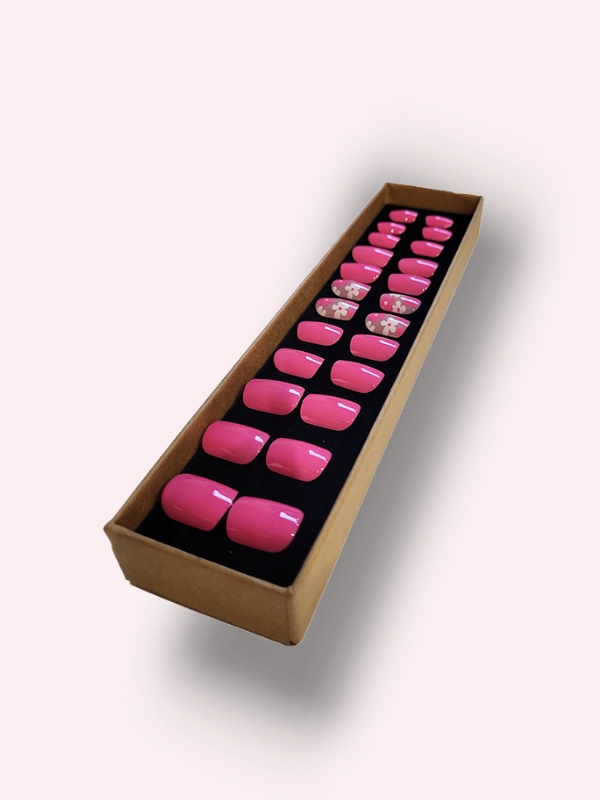 Faux ongles press-on Pink lady