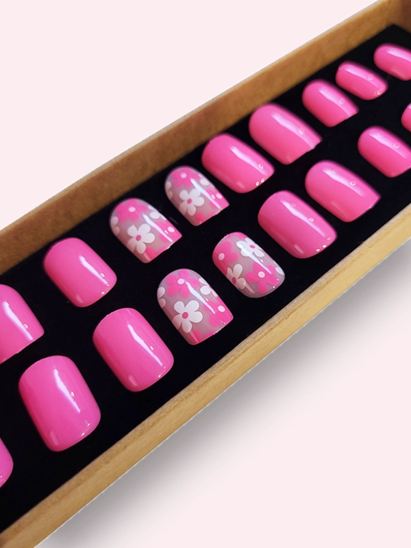 Faux ongles press-on Pink lady