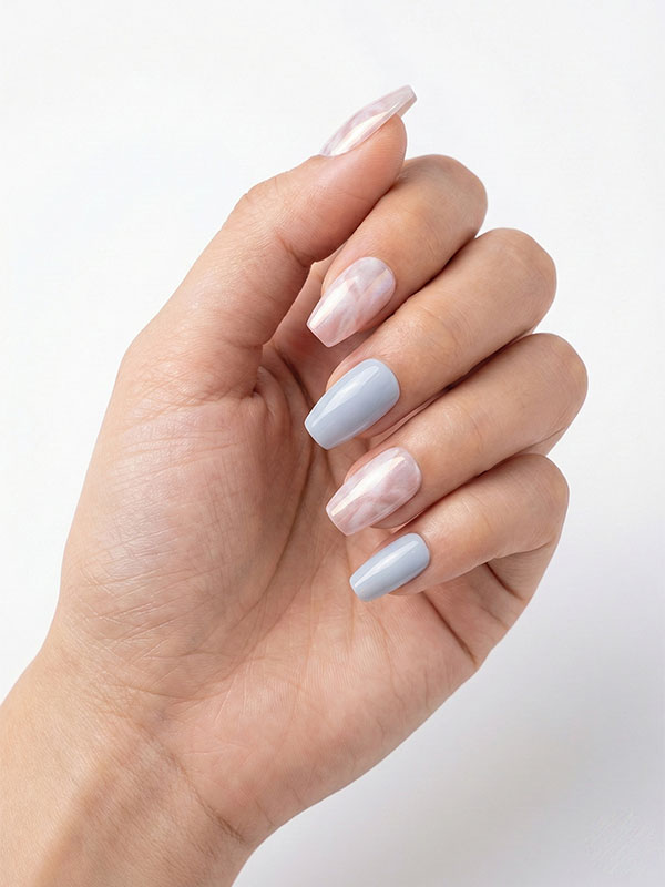 Faux ongles press-on Ciel d’Été