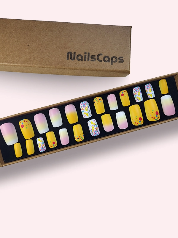 Faux ongles press-on Sunset