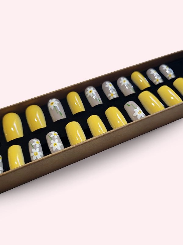 Faux ongles press-on Sunshine Bloom