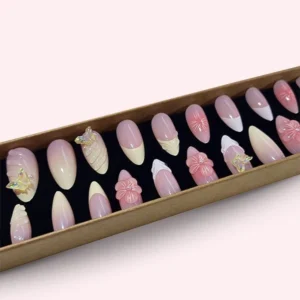 Faux ongles press-on Douce Orchidée