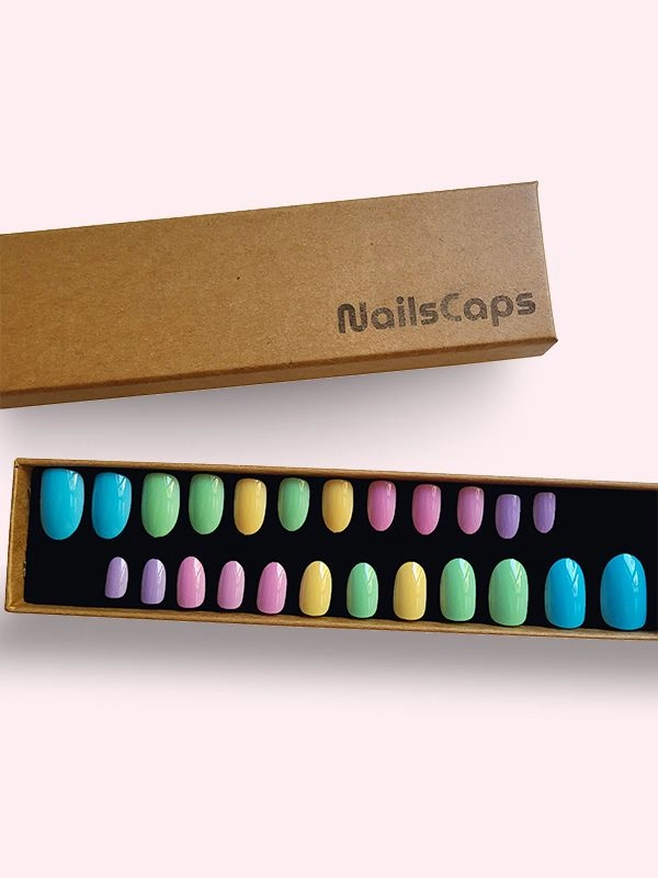 Faux ongles press-on Pastel Party