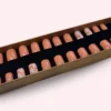 Faux ongles press-on Pêche Fleurie