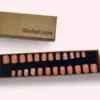 Faux ongles press-on Pêche Fleurie