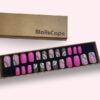 Faux ongles press-on Pink Pop Rainbow