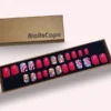 Faux ongles press-on Red Vibes