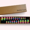 Faux ongles press-on Rainbow Vibes