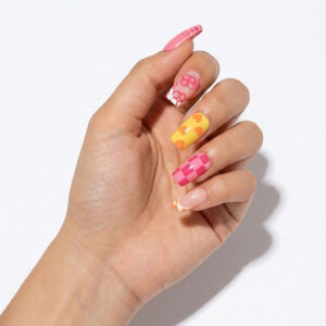 Faux ongles press-on Rainbow Pop