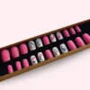 Faux ongles press-on Fuchsia Confetti