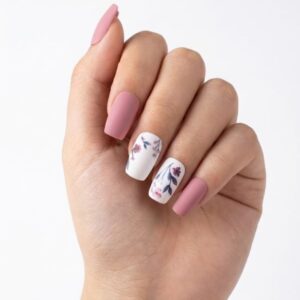 Faux ongles press-on Jardin Poudré