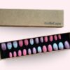 Faux ongles press-on Pink Glitter Party