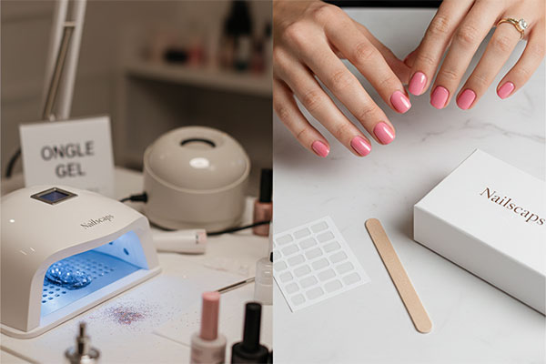 Comparaison entre faux ongles en gel et press-on nails Nailscaps