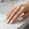 Faux ongles press-on Éclat Floral Doré