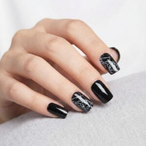 Faux ongles press-on Nuit de Marbre