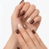 Chocolat et Nail Art Floral