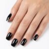 Faux ongles press-on Noirs Brillants