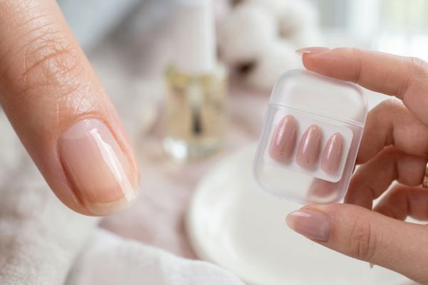 Ongle naturel sain et capsule NailsCaps.