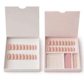 Comparaison entre faux ongles press-on premium et entrée de gamme