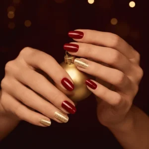 Faux ongles de Noël : idées et designs pour les fêtes