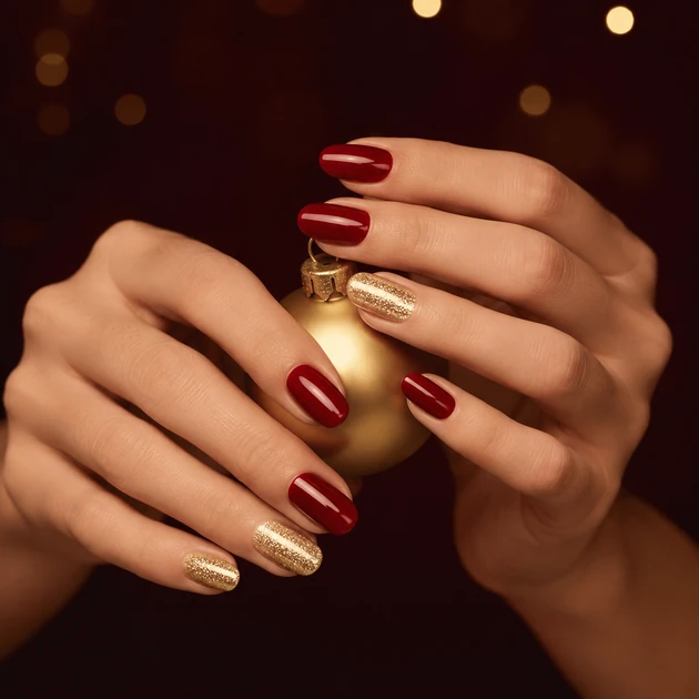 Faux ongles de Noël : idées et designs pour les fêtes